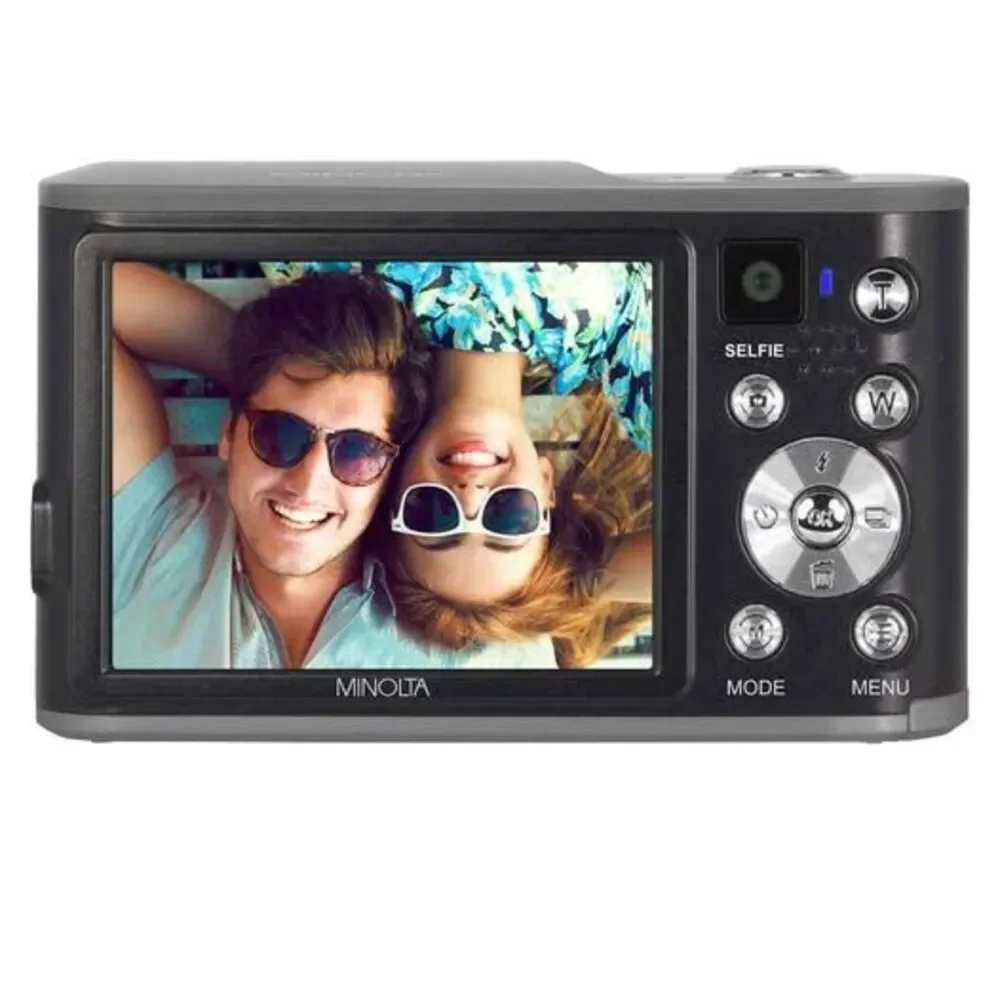 Minolta MND23 4K 48MP Digital Selfie Camera Brand New Sealed Box - Black